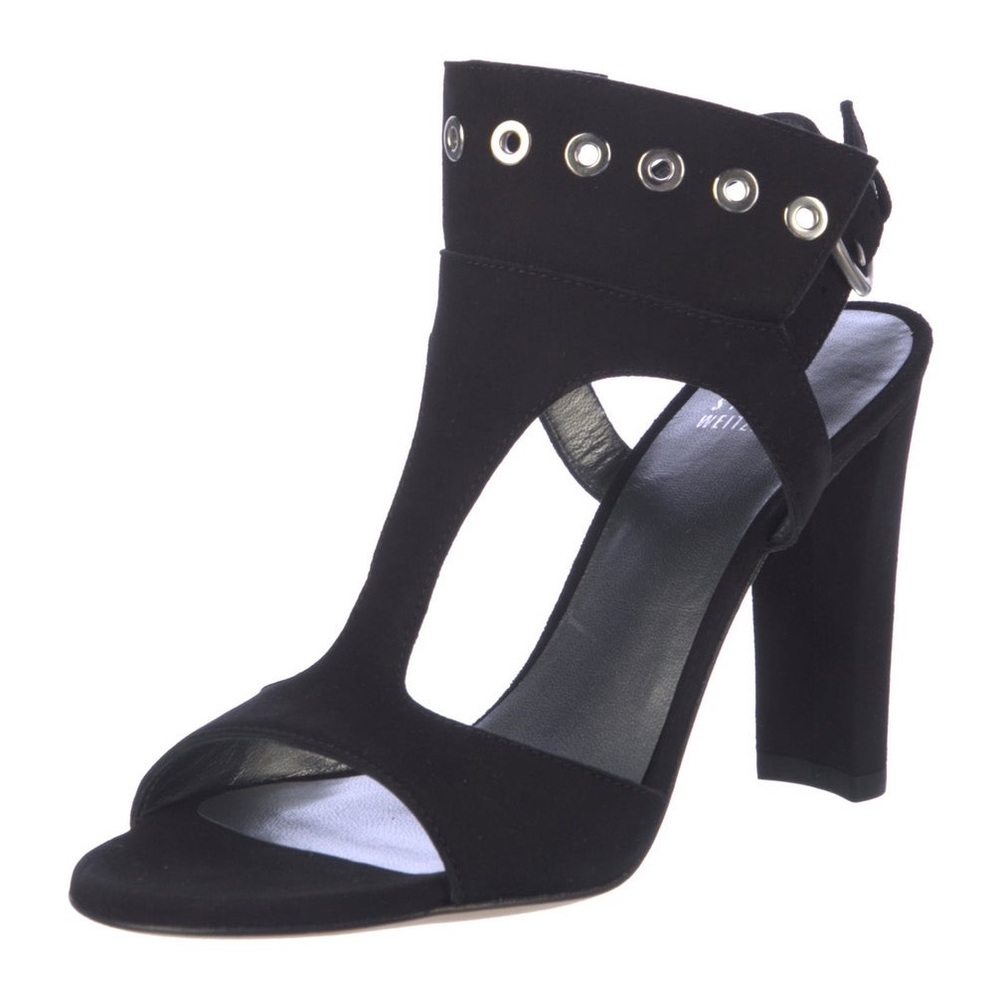 Stuart Weitzman Black High Heel Sandals
